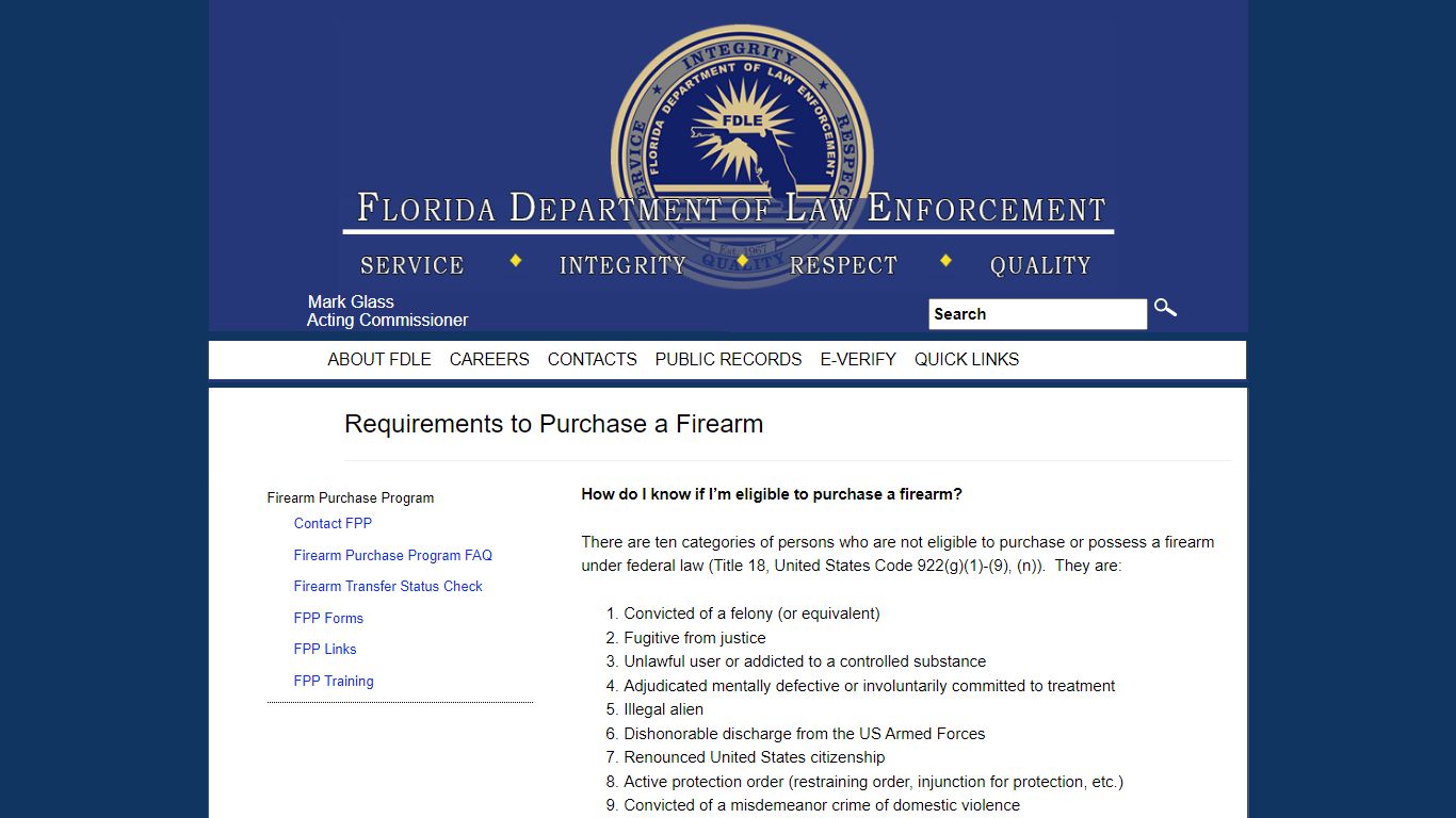 Requirements to Purchase a Firearm